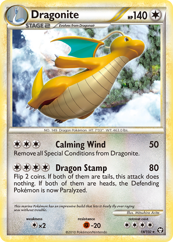 Dragonite (18/102) [HeartGold & SoulSilver: Triumphant] | Black Swamp Games