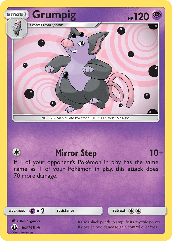 Grumpig (60/168) [Sun & Moon: Celestial Storm] | Black Swamp Games