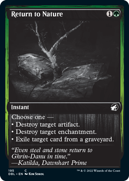 Return to Nature [Innistrad: Double Feature] | Black Swamp Games