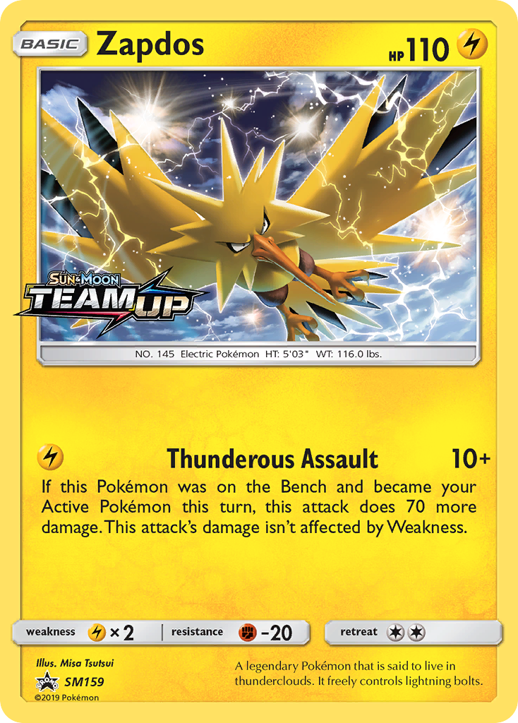 Zapdos (SM159) [Sun & Moon: Black Star Promos] | Black Swamp Games