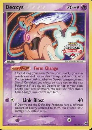 Deoxys (16/107) (Championship Promo) [EX: Deoxys] | Black Swamp Games