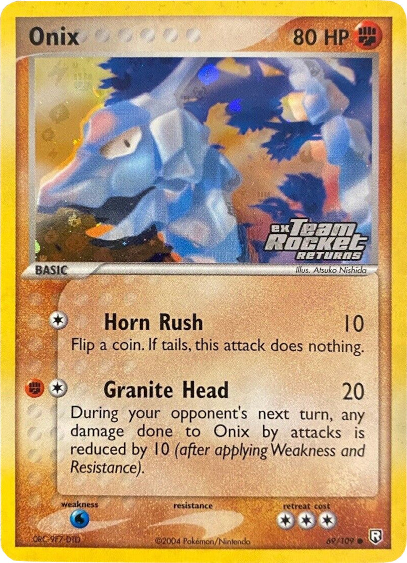 Onix (69/109) (Stamped) [EX: Team Rocket Returns] | Black Swamp Games