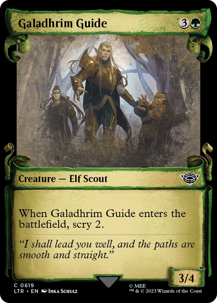 Galadhrim Guide [The Lord of the Rings: Tales of Middle-Earth Showcase Scrolls] | Black Swamp Games