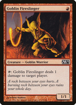 Goblin Fireslinger [Magic 2012] | Black Swamp Games