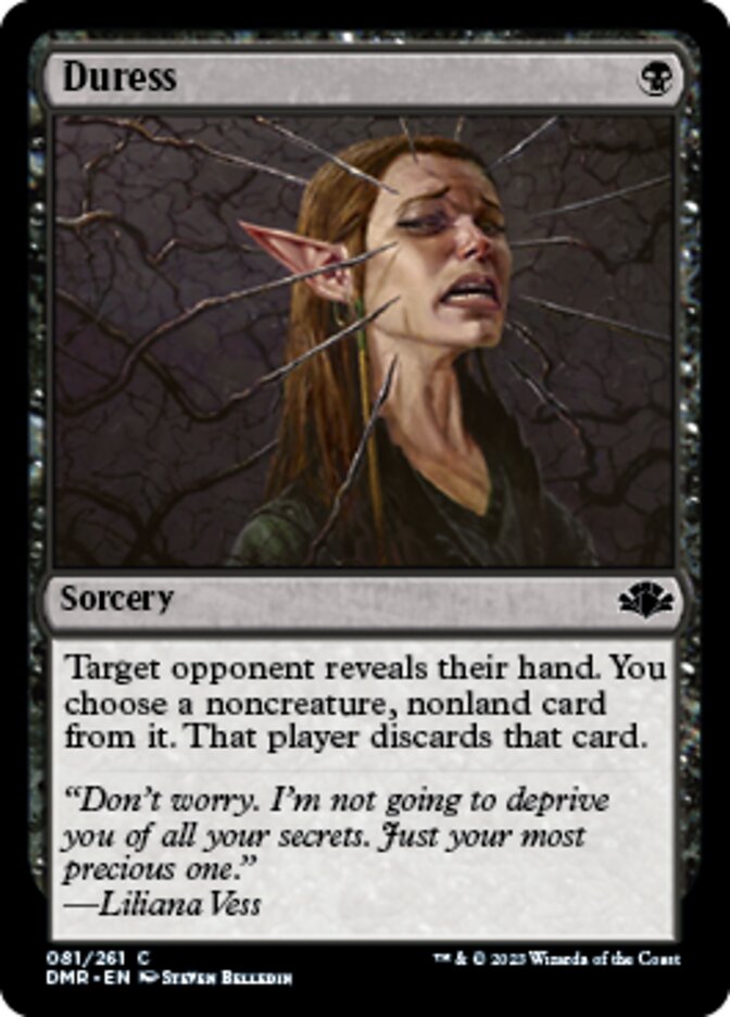 Duress [Dominaria Remastered] | Black Swamp Games