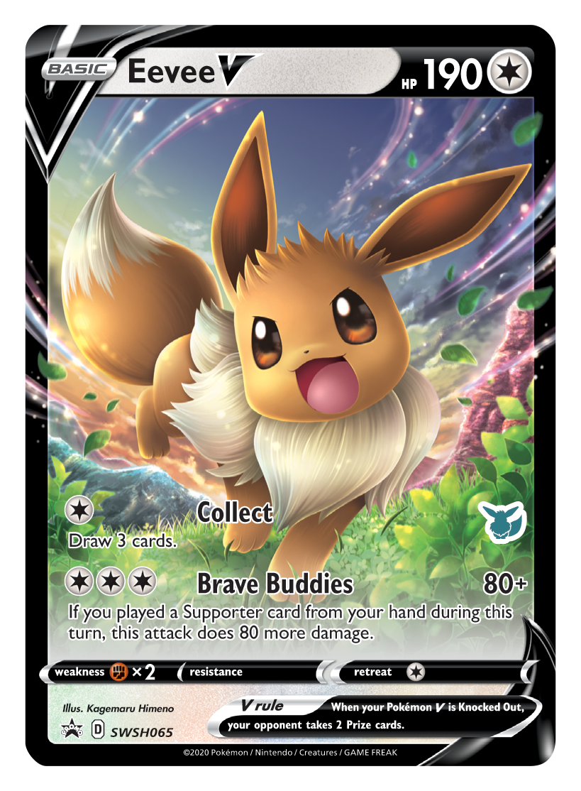 Eevee V (SWSH065) (Eevee Deck) [Battle Academy 2022] | Black Swamp Games