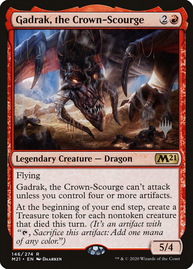 Gadrak, the Crown-Scourge (Promo Pack) [Core Set 2021 Promos] | Black Swamp Games