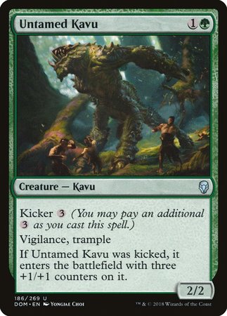 Untamed Kavu [Dominaria] | Black Swamp Games