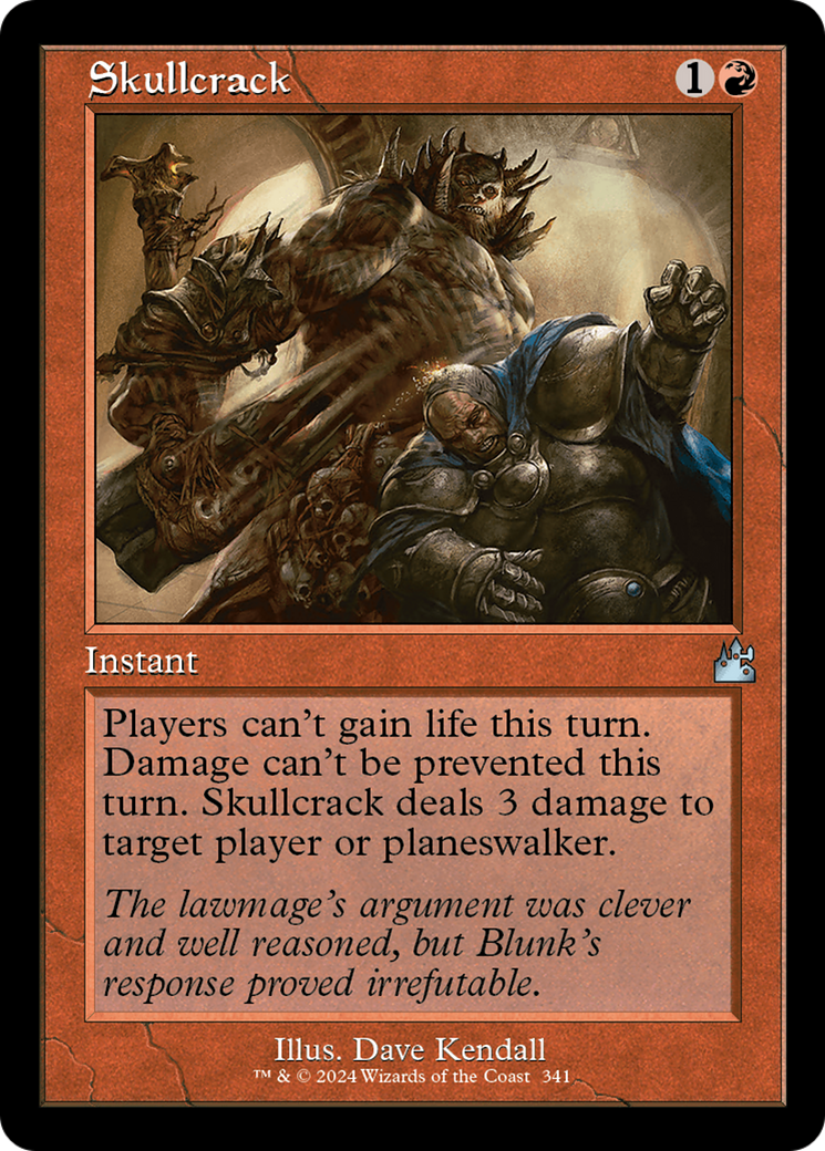 Skullcrack (Retro Frame) [Ravnica Remastered] | Black Swamp Games