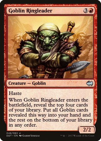 Goblin Ringleader [Duel Decks: Merfolk vs. Goblins] | Black Swamp Games