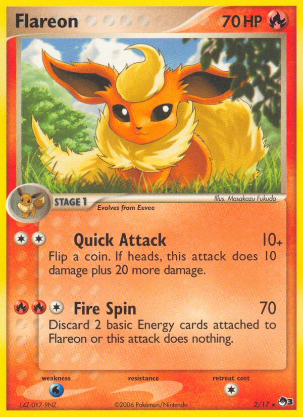 Flareon (2/17) [POP Series 3] | Black Swamp Games