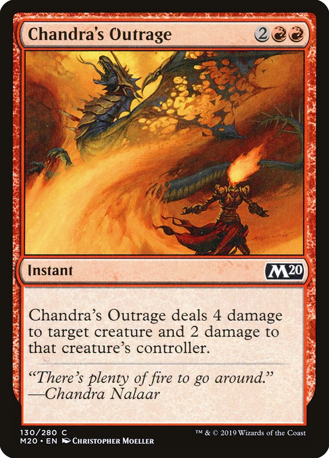 Chandra's Outrage [Core Set 2020] | Black Swamp Games