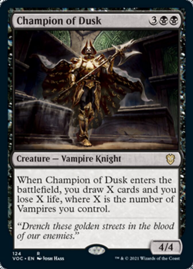 Champion of Dusk [Innistrad: Crimson Vow Commander] | Black Swamp Games