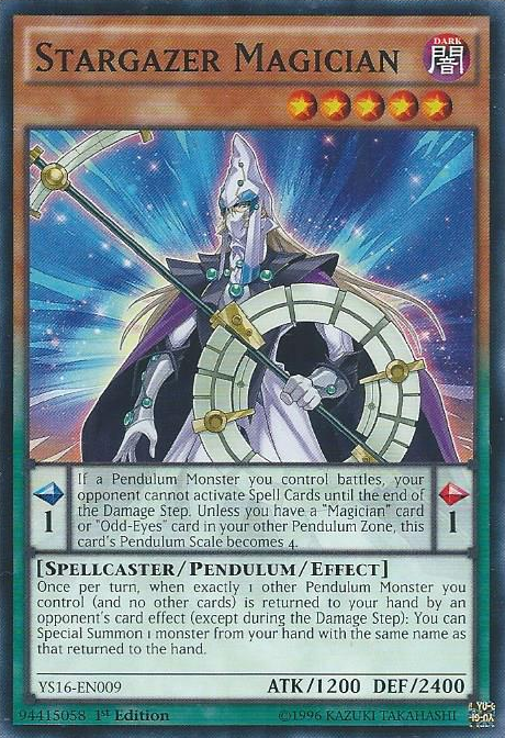 Stargazer Magician [YS16-EN009] Common | Black Swamp Games