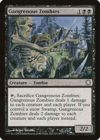 Gangrenous Zombies [Coldsnap Theme Decks] | Black Swamp Games