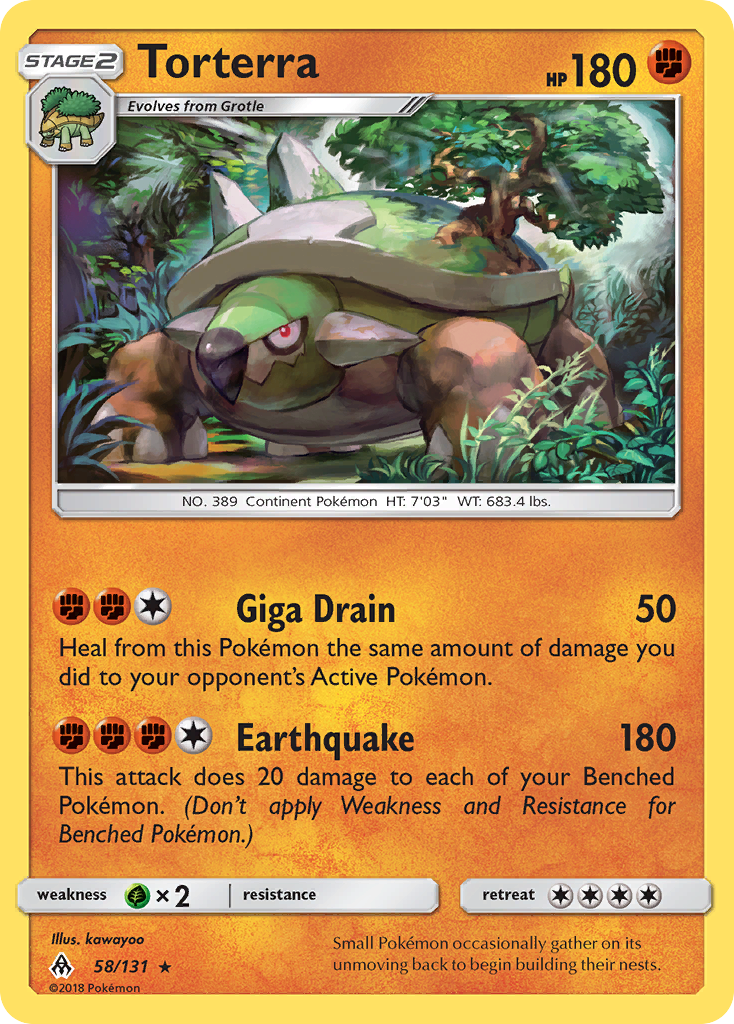 Torterra (58/131) [Sun & Moon: Forbidden Light] | Black Swamp Games