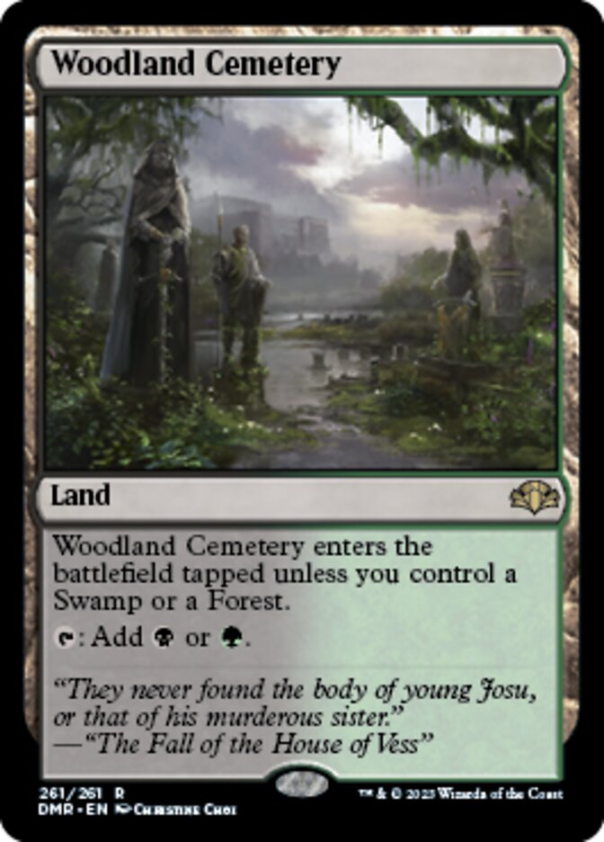 Woodland Cemetery [Dominaria Remastered] | Black Swamp Games