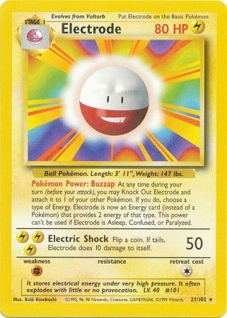 Electrode (21/102) [Base Set Unlimited] | Black Swamp Games