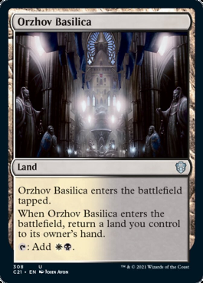 Orzhov Basilica [Commander 2021] | Black Swamp Games