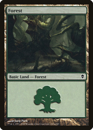 Forest (247a) [Zendikar] | Black Swamp Games