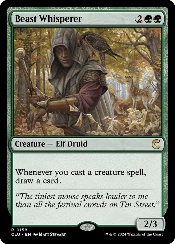 Beast Whisperer [Ravnica: Clue Edition] | Black Swamp Games