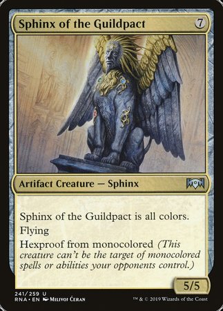 Sphinx of the Guildpact [Ravnica Allegiance] | Black Swamp Games