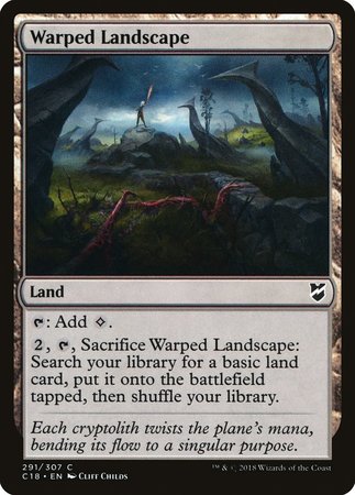 Warped Landscape [Commander 2018] | Black Swamp Games