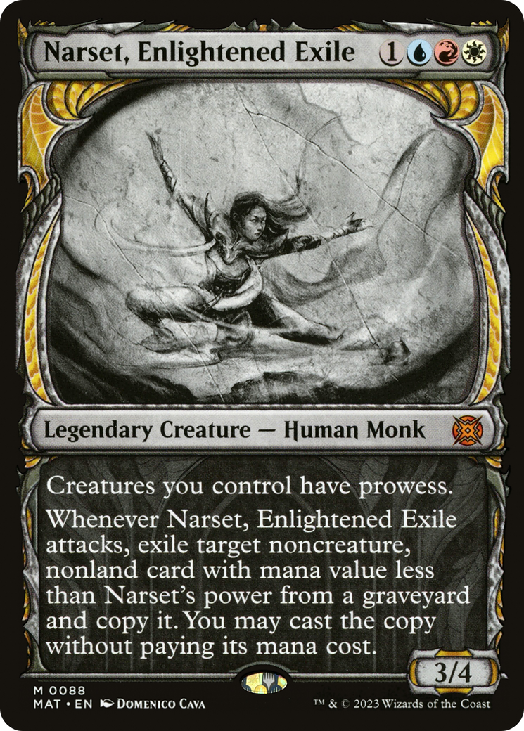 Narset, Enlightened Exile (Showcase) [March of the Machine: The Aftermath] | Black Swamp Games