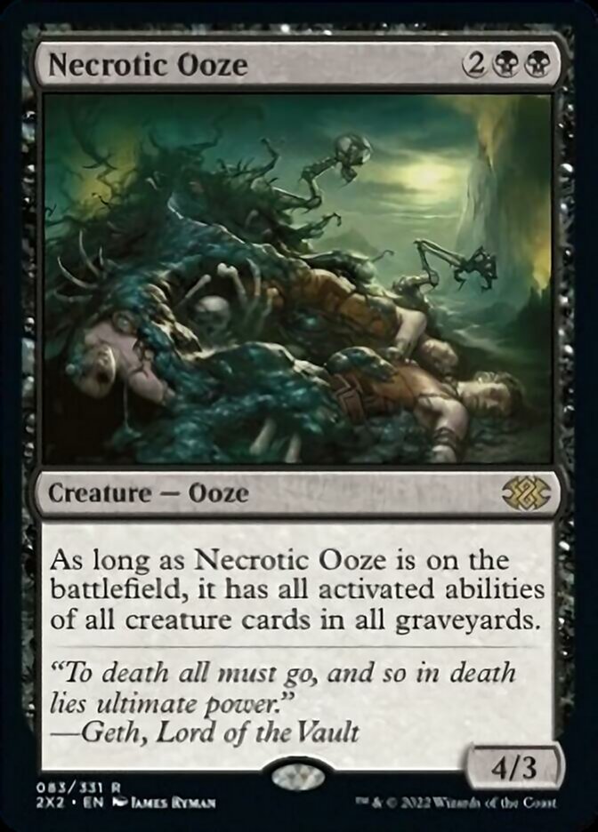 Necrotic Ooze [Double Masters 2022] | Black Swamp Games