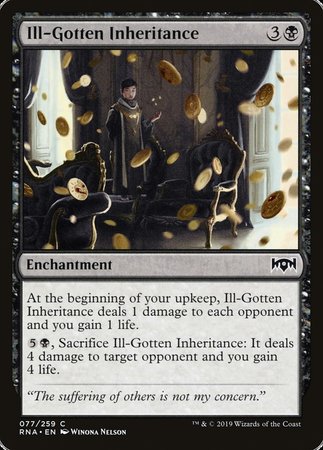 Ill-Gotten Inheritance [Ravnica Allegiance] | Black Swamp Games