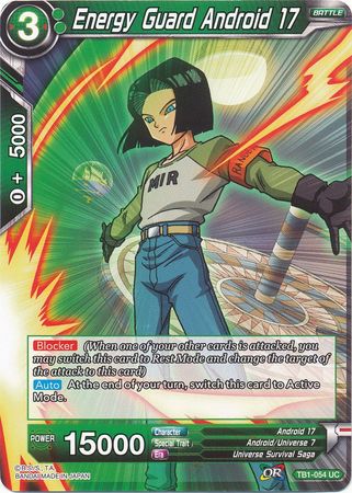 Energy Guard Android 17 [TB1-054] | Black Swamp Games