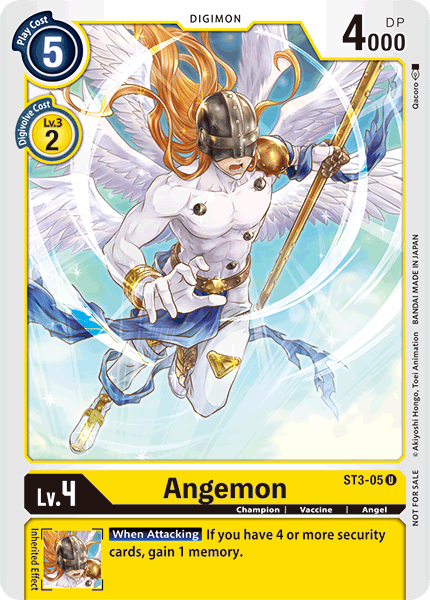 Angemon [ST3-05] (Tamer Party) [Starter Deck: Heaven's Yellow Promos] | Black Swamp Games