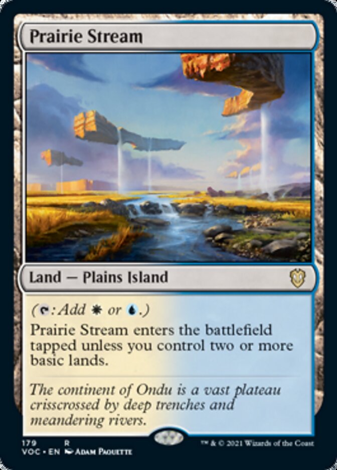 Prairie Stream [Innistrad: Crimson Vow Commander] | Black Swamp Games