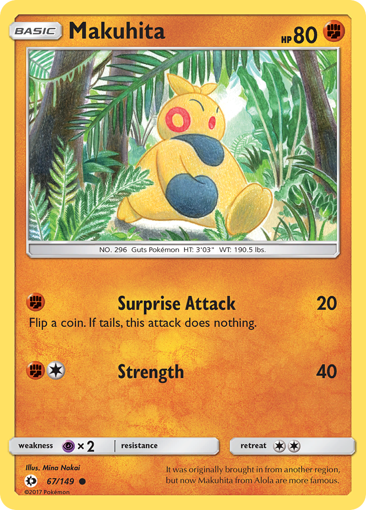 Makuhita (67/149) [Sun & Moon: Base Set] | Black Swamp Games