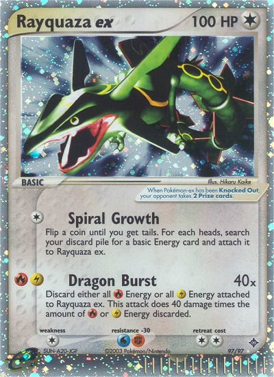 Rayquaza ex (97/97) [EX: Dragon] | Black Swamp Games