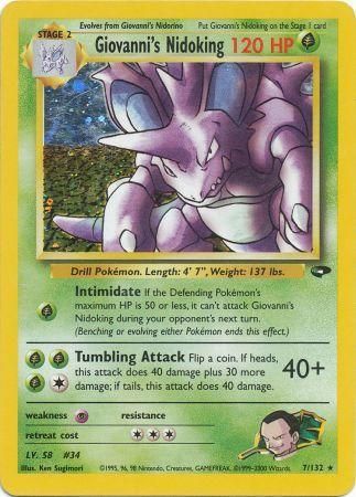 Giovanni's Nidoking (7/132) [Gym Challenge Unlimited] | Black Swamp Games