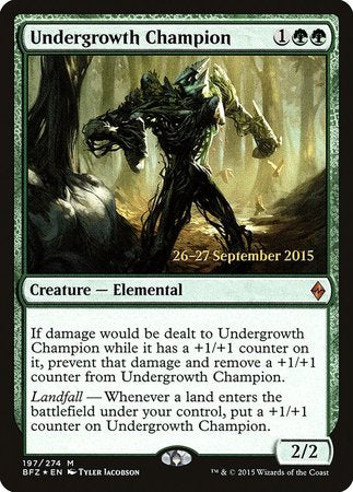 Undergrowth Champion [Battle for Zendikar Promos] | Black Swamp Games