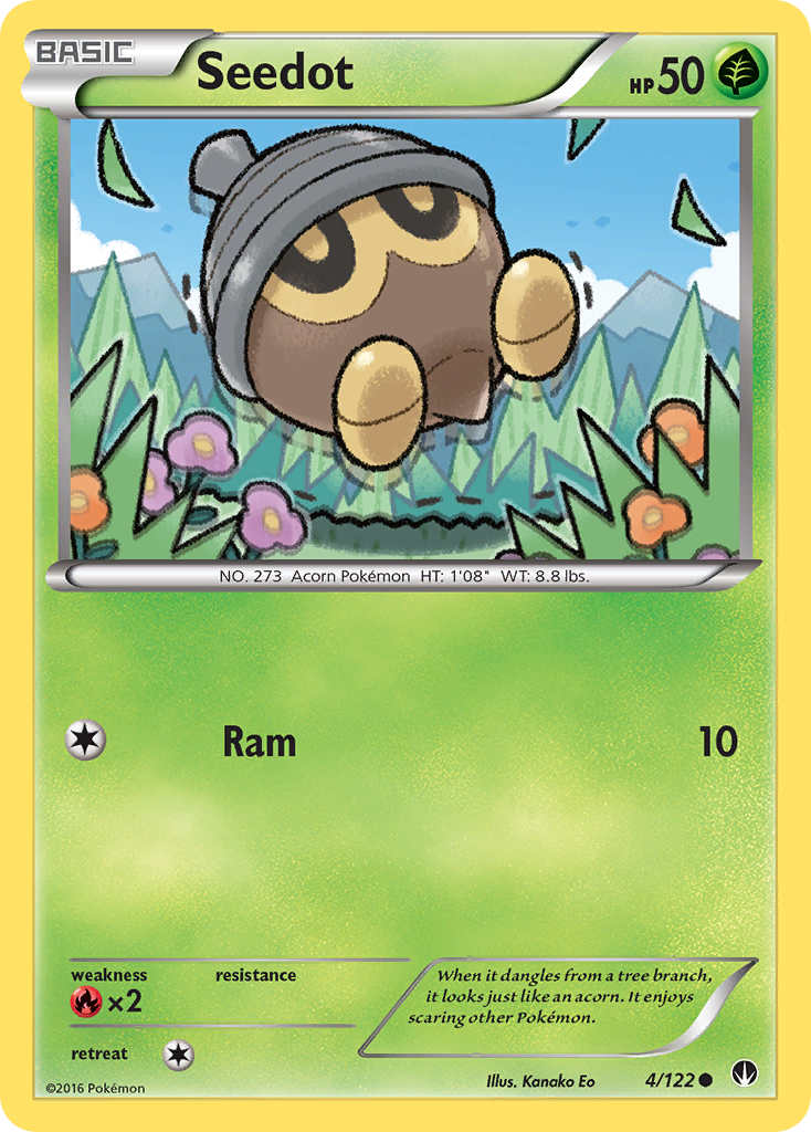 Seedot (4/122) [XY: BREAKpoint] | Black Swamp Games