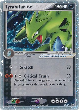 Tyranitar ex (17/17) (Holo) [POP Series 1] | Black Swamp Games