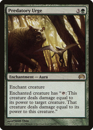 Predatory Urge [Planechase 2012] | Black Swamp Games