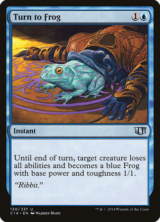 Turn to Frog [Commander 2014] | Black Swamp Games