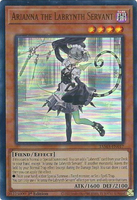 Arianna the Labrynth Servant [TAMA-EN017] Ultra Rare | Black Swamp Games