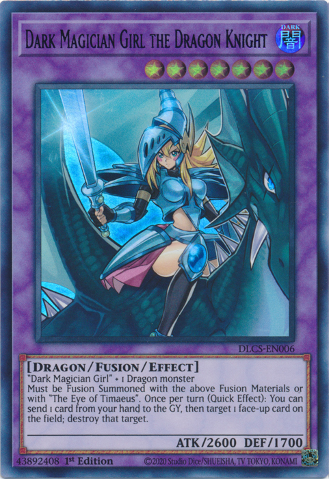 Dark Magician Girl the Dragon Knight (Purple) [DLCS-EN006] Ultra Rare | Black Swamp Games