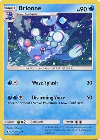 Brionne (40/149) (Cosmos Holo) [Sun & Moon: Base Set] | Black Swamp Games