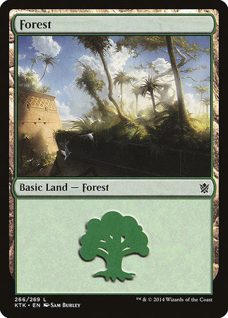 Forest (266) [Khans of Tarkir] | Black Swamp Games