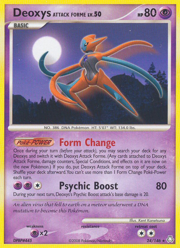 Deoxys Attack Forme (24/146) [Diamond & Pearl: Legends Awakened] | Black Swamp Games