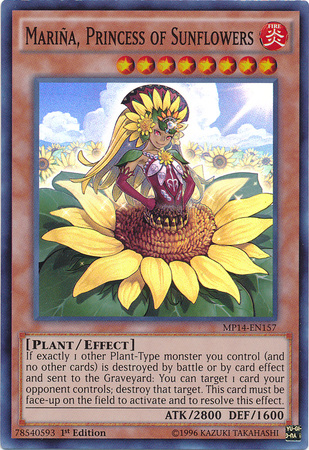 Mariña, Princess of Sunflowers [MP14-EN157] Super Rare | Black Swamp Games