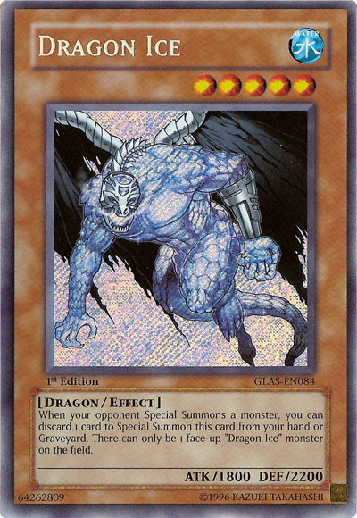 Dragon Ice [GLAS-EN084] Secret Rare | Black Swamp Games