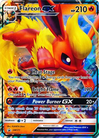 Flareon GX (SM171) (Jumbo Card) [Sun & Moon: Black Star Promos] | Black Swamp Games