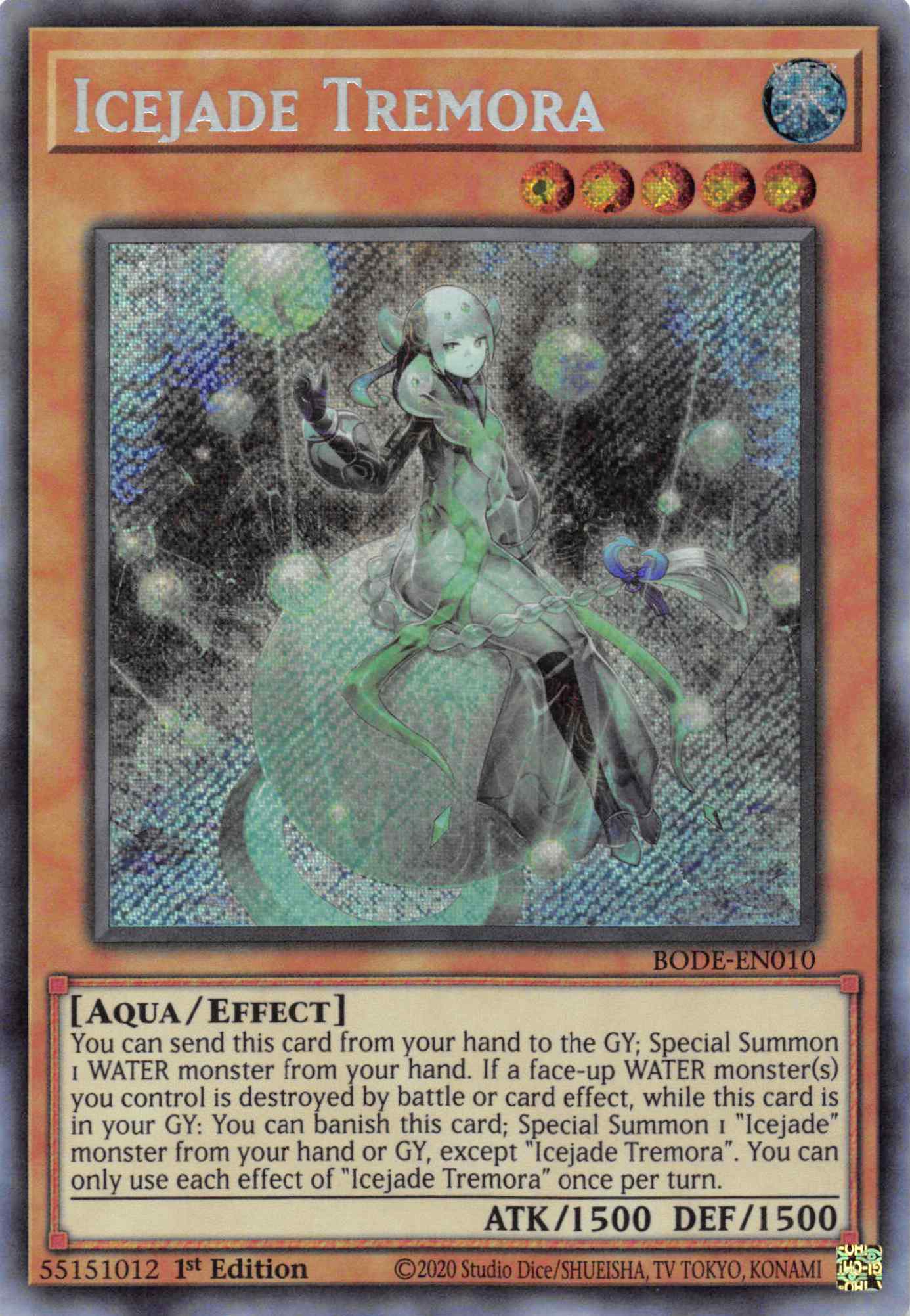 Icejade Tremora [BODE-EN010] Secret Rare | Black Swamp Games